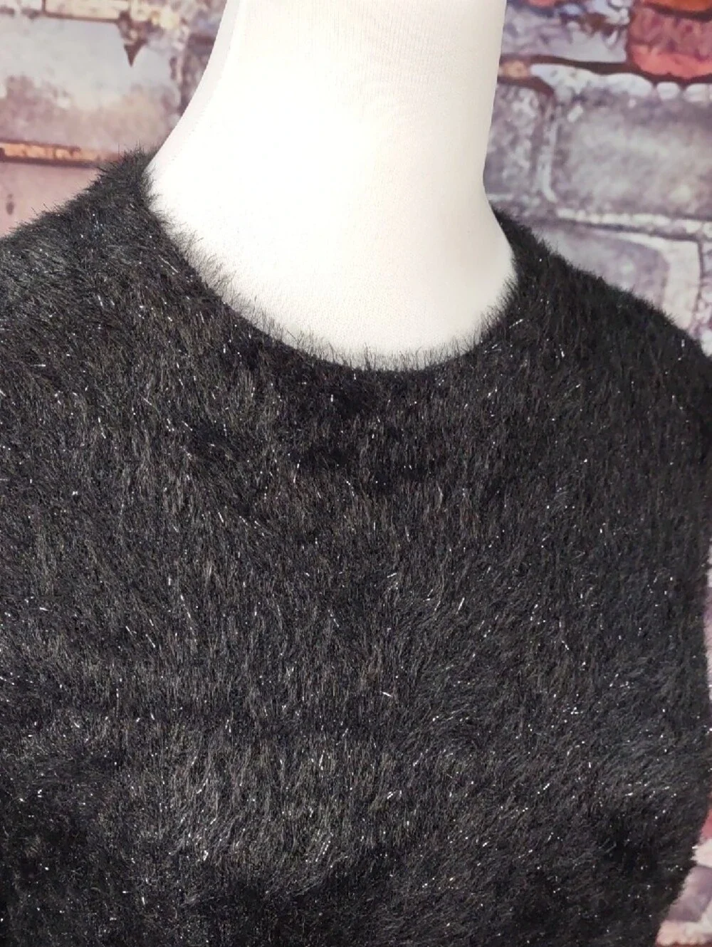 J. Crew Fuzzy Short-Sleeve Sweater